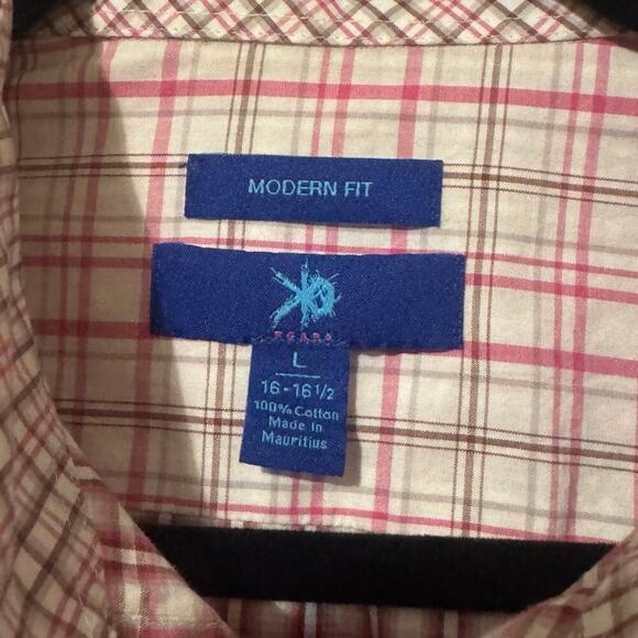 Egara Men's Cotton Long Sleeve Button Down - Picture 5 of 9